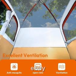 Tente de camping familiale Treeboy pour 4 personnes avec salon et chambre, très grande, 30