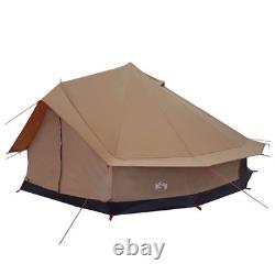 Tente de camping familiale pour 10 personnes, abri d'extérieur imperméable, grande tente marron