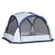 Tente De Camping Familiale Pour 6-8 Personnes, Grand Dôme, 4 Murs En Mesh, Festival