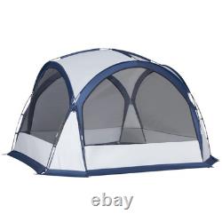 Tente de camping familiale pour 6-8 personnes, grand dôme, 4 murs en mesh, festival
