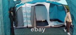 Tente de camping familiale spacieuse 7 places Vango Vail 700 Tente de grande cabine bleue