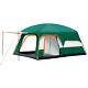 Tente De Camping Familiale Spacieuse Imperméable Avec Design à Deux Chambres Et Un Salon Q6m2