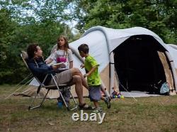 Tente de camping gonflable 4 personnes avec technologie d'occultation, installation facile