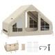 Tente De Camping Gonflable Outsunny Avec Pompe, Tente De Glamping Pour 2 &agrave; 4 Personnes