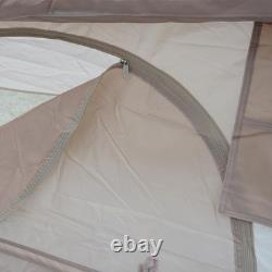 Tente de camping gonflable avec pompe et auvent, 4 à 6 personnes, tente pneumatique imperméable à gonfler