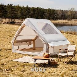 Tente de camping gonflable avec pompe, tente de glamping gonflable pour 2 à 4 personnes, tente cabine à gonfler, Royaume-Uni