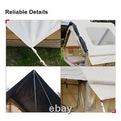 Tente de camping gonflable pop-up pour 4 à 6 personnes, installation instantanée, tente extérieure à gonfler avec air
