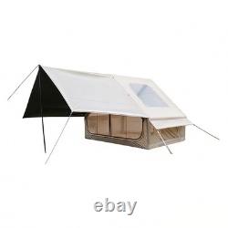 Tente de camping gonflable pop-up pour 4 à 6 personnes, installation instantanée, tente extérieure à gonfler avec air