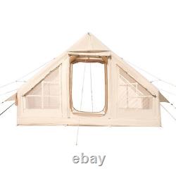 Tente de camping gonflable pour 3 à 5 personnes, tente de glamping avec pompe, facile à monter