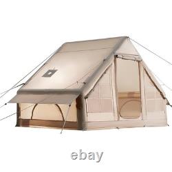 Tente de camping gonflable pour 3 à 5 personnes, tente de glamping avec pompe, facile à monter Tente de camping gonflable pour 3 à 5 personnes, tente de glamping avec pompe, facile à monter