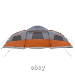 Tente de camping imperméable WALPLUS pour 18 personnes avec double-toit