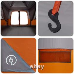Tente de camping imperméable WALPLUS pour 18 personnes avec double-toit