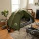Tente De Camping Imperm&eacute;able Pour 2 Personnes, L&eacute;g&egrave;re, Facile &agrave; Monter Et Avec Auvent Polyvalent