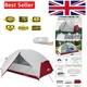 Tente De Camping Imperm&eacute;able Pour 2 Personnes, Rouge Vin