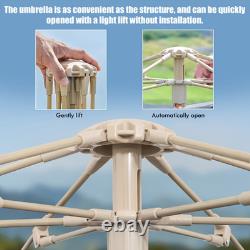 Tente de camping instantanée avec protection UV pour 4 personnes, ensemble d'accessoires de 6 pièces