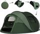 Tente De Camping Instantan&eacute;e Pop-up, Tente 4-5 Personnes, Tente Automatique &agrave; Monter En 3 Secondes
