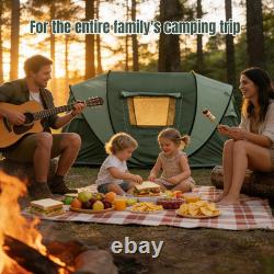 Tente de camping instantanée pop-up, tente 4-5 personnes, tente automatique à monter en 3 secondes
