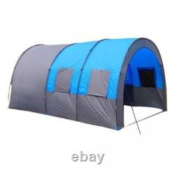 Tente de camping instantanée pour 8-10 personnes, tente familiale extérieure à double couche avec auvent contre la pluie