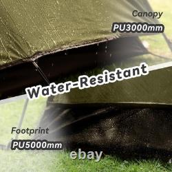 Tente de camping légère 2 personnes à montage rapide, imperméable 3000 mm et protégée ?? les UV