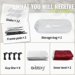 Tente de camping luxueuse et imperméable pour 2 personnes avec revêtement PU3000mm pour l'aventure Tente de camping luxueuse et imperméable pour 2 personnes avec revêtement PU3000mm pour l'aventure