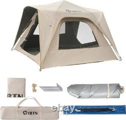 Tente de camping pop-up étanche 2-3 personnes pour randonnée en toutes saisons