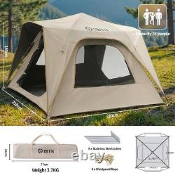 Tente de camping pop-up étanche 2-3 personnes pour randonnée en toutes saisons