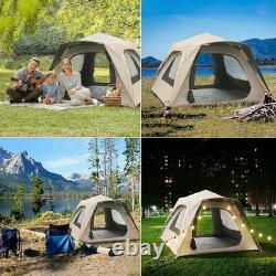 Tente de camping pop-up étanche 2-3 personnes pour randonnée en toutes saisons