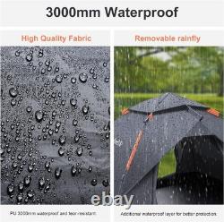 Tente de camping pop-up ventilée et imperméable prête pour l'aventure, 3 personnes
