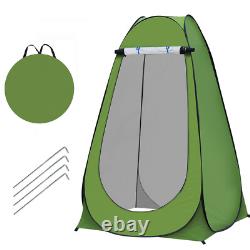 Tente de camping portable extérieure pop-up avec cabine de changement pour la randonnée et imperméable de pluie pocho