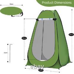 Tente de camping portable extérieure pop-up avec cabine de changement pour la randonnée et imperméable de pluie pocho