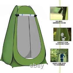 Tente de camping portable extérieure pop-up avec cabine de changement pour la randonnée et imperméable de pluie pocho
