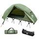 Tente De Camping Pour 1 Personne, Facile &agrave; Monter, Avec Double-toit Imperm&eacute;able Et Arceaux En Aluminium