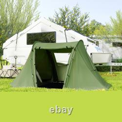 Tente de camping pour 3 personnes avec espace de vie et 2 chambres, 3000 mm imperméable