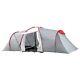 Tente De Camping Pour 4-6 Personnes Avec 2 Chambres, Espace De Vie Et Vestibule