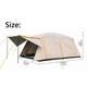 Tente De Camping Pour 4-6 Personnes, Grande Capacité, Tente De Cabine, Imperméable, Portable, Pique-nique