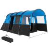 Tente De Camping Pour 5 Personnes Avec Chambre Et Espace De Vie, Imperméable, Pour Voyages En Famille En Plein Air