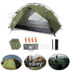 Tente de camping, tente 3 personnes pour extérieur, tente imperméable PU3000mm, facile à installer pour la randonnée