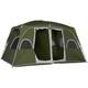 Tente De Camping, Tente Familiale 4-8 Personnes 2 Chambres, Avec Grandes Fenêtres En Mesh