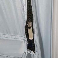 Tente de camping, tente familiale 4-8 personnes 2 chambres, avec grandes fenêtres en mesh