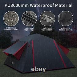 Tente de camping, tente pop-up 3 places extra large imperméable automatique en dôme