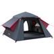 Tente De Camping, Tente Pop-up Pour 3 Personnes, Extra Large, Imperm&eacute;able, D&ocirc;me Automatique