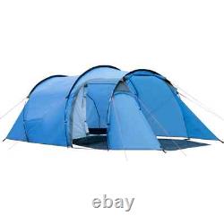 Tente de camping tunnel 2-3 personnes avec porche vestibule, toile de pluie, aérations et sac de transport