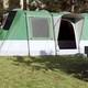 Tente De Camping Tunnel 4 Personnes Verte Imperméable