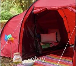 Tente de camping tunnel Pro Action 6 places, 3 pièces, plus haute, imperméable en forme de tente Tente de camping tunnel Pro Action 6 places, 3 pièces, plus haute, imperméable en forme de tente