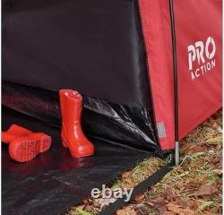 Tente de camping tunnel Pro Action 6 places, 3 pièces, plus haute, imperméable en forme de tente