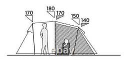 Tente de camping tunnel d'aventure Easy Camp Hidra 4 personnes (verte)