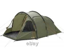 Tente de camping tunnel familiale Easy Camp Hidra 5 personnes (Vert)