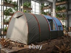 Tente de camping tunnel familiale pour 10 personnes, toile imperméable, grande tente d’extérieur pour groupe, grande taille