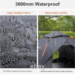 Tente de camping ultralégère pour 3 personnes, imperméable avec double ventilation
