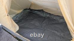 Tente de camping vintage Sunncamp Ranch en toile de coton avec tapis de sol tissé
